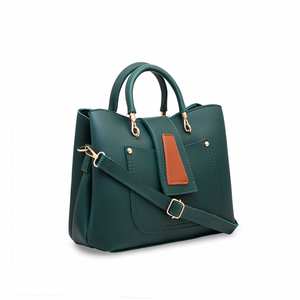 Green Formal <b>Arm</b> <b>Bag</b> P55474 Elegant Handbag for Day or Evening Use - Product Image 2