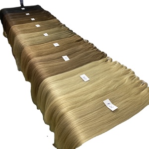 Paquets de cheveux naturels Remy, lisses, vierges, bruts, non traités, personnalisés, Extensions de cheveux, prix d'usine - Product Image 1