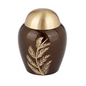 Top Classique Avec Empreinte De Patte Urnes De Crémation En Laiton Souvenir Funéraire De La Plus Haute Qualité Fabriqué En Inde À Bas Prix - Product Image 6