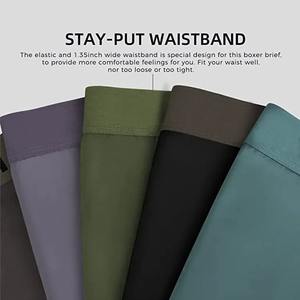 Ropa interior deportiva para hombre, calzoncillos transpirables de secado rápido, de malla, con logotipo personalizado - Product Image 4