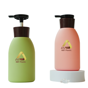 Flacon pompe en PEHD 300ml Nouveau design Pompe à mousse Prix bas pour shampooing Revitalisant Gel douche Emballage nettoyant pour le visage Logo personnalisé - Product Image 3