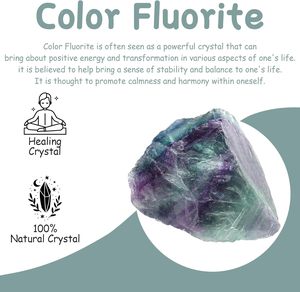 Cristaux bruts multi-fluorites vibrants en vrac Fluorite brute naturelle pour la fabrication de bijoux et lapidaire Autres métiers en cristal - Product Image 4