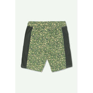 Short Cargo Camouflage pour hommes de marque vert XS taille élastique fermeture à cordon impression bouffante tissé motif chaud imprimé Shorts - Product Image 2