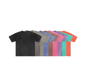 Services OEM à manches courtes col épais Golf pour Polo 100% coton tricoté tissu lavé à l'acide grande taille en couleurs unies pour garçons - Product Image 4