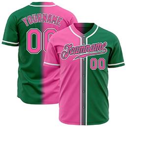 Jersey de béisbol transpirable de alta calidad Tipo de patrón sólido - Product Image 2