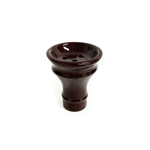 Cazoleta de Cerámica Roja Intensa de 10cm para Hookah, Reutilizable, con Caja de Cartón para Uso en Salones y Hogares - Product Image 1