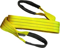 Sangle de levage haute résistance réglable en nylon pour les applications de levage et de manutention de gréement industriel