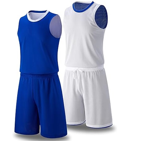 100% Polyester Material High Quality Jersey Short Set Customized Outdoor Summer Wear Team Players Basketball Uniforms Breathable