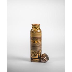 Durable copper <b>bottle</b> with natural properties and premium handcrafted appearance for healthy living - Product Image 3