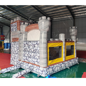 Castillo Inflable Comercial Resistente con Tobogán, Trampolín Inflable de PVC Grande, Casa de Brinco, Equipo de Juegos al Aire Libre - Product Image 2