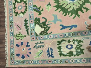 Personalizado para sala de estar alfombra alta antigua hecha a mano rojo y negro mano Oushak para oración corredor hogar área piso alfombras conjuntos - Product Image 5