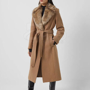 Abrigo Largo de Lana Transpirable para Mujer, Diseño de Última Moda, Alta Calidad, Ecológico, Ropa Exterior Informal para Venta en Línea, Superventas - Product Image 2