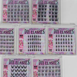 Pestañas Postizas de Volumen Mega Hechas a Mano, Fibras PBT Coreanas, Ultra Suaves, Ligeras, Duraderas, Flexibles, 14 mm de Longitud - Product Image 2