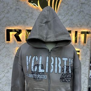 Calidad Premium corte perfecto más demandado cremallera Sudadera con capucha Puff impreso fábrica hecho precio barato sudaderas con capucha hombres sudaderas con capucha - Product Image 3