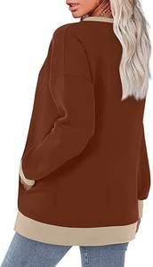 Sweat-shirts à manches longues pour femmes de haute qualité avec poches - Product Image 2