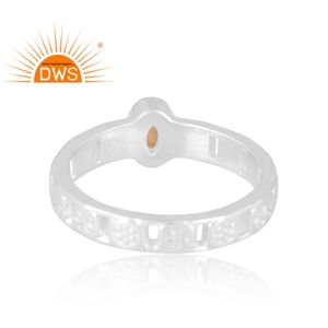 แหวนพลอยโอปอลจากเอธิโอเปียธรรมชาติเงินสเตอร์ลิงเครื่องประดับสำหรับผู้หญิงของขวัญ - Product Image 2