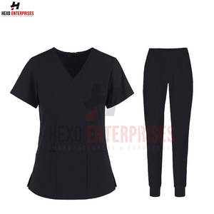 L'uniforme de gommage de soins infirmiers respirables anti-rides pour femmes - Product Image 5