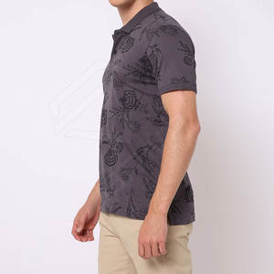 Logo personnalisé de haute qualité imprimé hommes pour polos nouveauté motif solide polos de golf décontractés fabriqués au Pakistan tricoté Fabr - Product Image 2