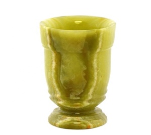 Suministro directo de fábrica Embalaje personalizado Onyx Taza de baño Decoración de arte popular para uso doméstico Artesanía natural - Product Image 4