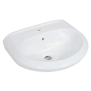 Modern design ceramic basin small oval rectangular wash basin with <b>drainer</b> <b>for</b> hospital bathroom wall mounted - Product Image 4