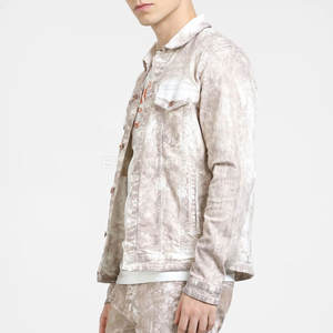 Ropa de moda a prueba de viento Hombres Jeans Chaqueta Venta caliente Diseño de logotipo personalizado Transpirable Hombres Chaqueta de invierno - Product Image 2