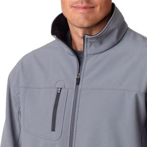 <b>Men</b> Outwear Grey New Casual <b>Jacket</b> Waterproof Woven Adults Softshell <b>Jacket</b> - Product Image 2