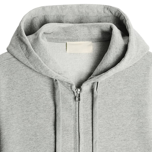 Sweat à capuche entièrement zippé de haute qualité 100% coton pour homme, hiver, impression personnalisée, sweat à capuche en molleton lourd - Product Image 2