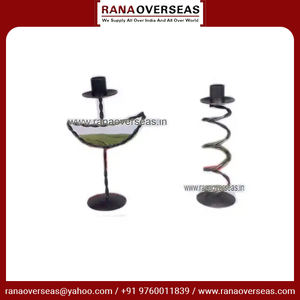 Portavelas de Color negro oscuro, candelabro de Metal de hierro de buen aspecto, decorativo interior para decoración de fiestas a precio competitivo - Product Image 4