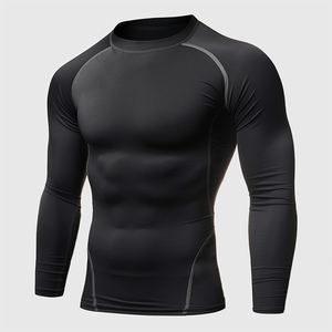 Customized Rushguard Sun Protection Clothing Rush Guard UPF 50 Rashguard Swim <b>Surf</b> Shirt Rash Guard for Men - Product Image 6