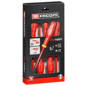 Juego de Destornilladores Aislados Facom Protwist 1000V, Colección de 5 Piezas - Product Image 2