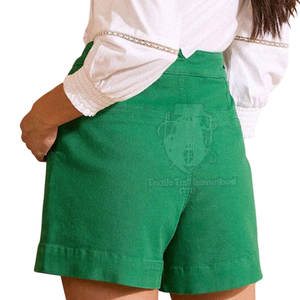 Últimos Pantalones Cortos de Jean de Color Liso para Verano, Pantalones Cortos de Jean de Cintura Alta para Mujer, Ropa de Mujer, Pantalones Cortos Lisos Teñidos para Mujer, ¡Gran Venta! - Product Image 4