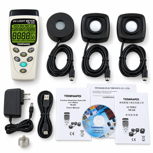 Medidor de Iluminación Solar UV 3 en 1 TM-208 con Registro de Datos USB, 45000 Registros para Pruebas de Curado UV y Energía Solar - Product Image 6