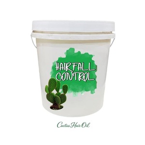 Huile capillaire au cactus - Formule végane 2-en-1 pour cheveux secs et abîmés |   Nourrissant pour la croissance des cheveux, répare, réduit la chute des cheveux, ajoute de la brillance et de la résistance - Product Image 2