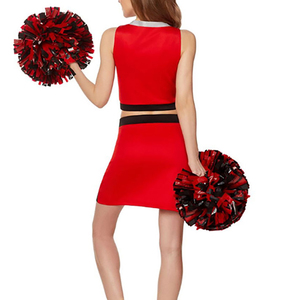 Uniforme de cheerleading rouge pour filles de haute qualité, très vendu, en stock, vêtements de sport, uniforme de cheerleading, service OEM - Product Image 3