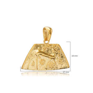 Cerf Design Symbole 925 Sterling Silver En Gros Turc À La Main Plaine Pendentif Charme Fine Jewelry - Product Image 2