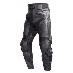 Pantalones de cuero para hombre de alta calidad hechos en fábrica, ropa deportiva de cuero de la mejor calidad para adultos, gran oferta en pantalones con nombre de equipo de carreras - Product Image 2
