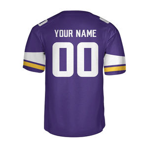 Services OEM, dernier style de maillot de football américain, design personnalisé de haute qualité, vêtements professionnels, manches courtes, respirant, pour hommes - Product Image 2