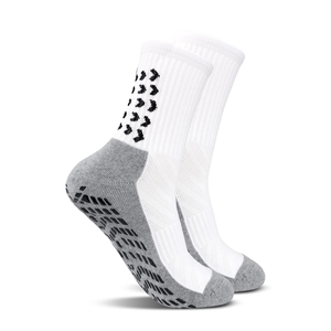 Chaussettes de sport personnalisées avec votre propre logo Chaussettes de basket-ball côtelées en coton athlétique de créateur Personnaliser les chaussettes - Product Image 1