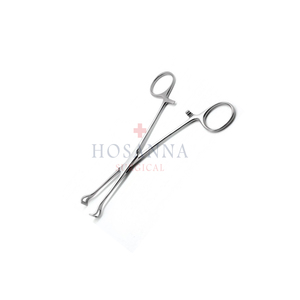 Pinzas Babcock Plateadas, Instrumento Quirúrgico Manual de Acero Inoxidable, Juego de Instrumentos Quirúrgicos de Alta Calidad con Certificación CE para Hospitales - Product Image 1