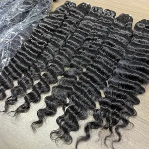 Cabello birmano vietnamita sin procesar, cabello ondulado virgen Natural, venta al por mayor, directamente desde Milán