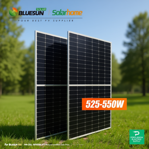 แผงโซลาร์เซลล์ Bluesun 550W 144 เซลล์ แบบสองหน้า HJT โมโนคริสตัลไลน์ - Product Image 3