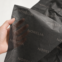 Papier d'emballage enduit de cire, imperméable, résistant à la graisse, imprimé sur mesure, pour chaussures de luxe, emballage alimentaire