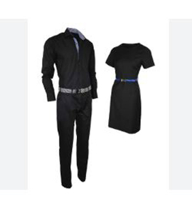 Uniforme de Trabajo Profesional y Elegante de Poliéster/Algodón con Estampado Digital Unisex para Personal de Limpieza de Hoteles, Recepción y Catering - Product Image 5