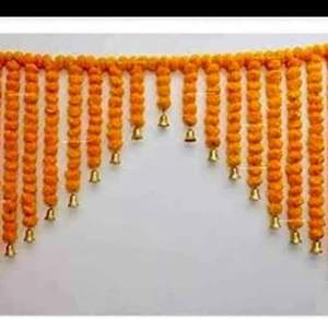 Precio al por mayor indio hecho a mano flor artificial colgante guirnalda cadena Toran boda evento hogar Oficina telón de fondo Decoración - Product Image 6