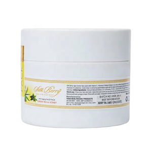 Masque Visage Crème au Thé Vert et Miel Silkberry pour Femmes 250g/900g Extrait Pur de Plantes Hydratant & Raffermissant pour Tous Types de Peau - Product Image 4