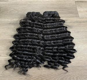Paquetes rizados de ondas naturales de cabello Remy de 300 gramos más vendidos para hacer pelucas de cabello humano crudo a precio mayorista - Product Image 6