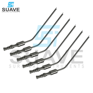 Tubos de Succión Manuales para Neurocirugía (6 Piezas) con Impresión de Logotipo Personalizado, Precio de Fábrica, Más Vendidos, de SUAVE SURGICAL INSTRUMENTS - Product Image 3