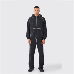 Premium Quality Men's & Unisex Tracksuits Polyester/Cotton Casual Solid Hooded Custom Logo Premium Hoodie <b>Sweatpants</b> <b>Sets</b> - Product Image 6