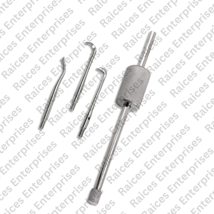 Herramienta dental de acero inoxidable japonesa Manual y automática de alta calidad, venta al por mayor, instrumento quirúrgico removedor de corona de 3 puntas - Product Image 2