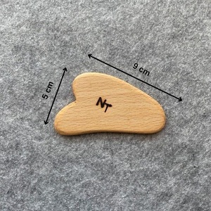 Peine de madera de Neem de dientes anchos hecho a mano natural Peine de mensaje de madera con logotipo personalizado con mango Empresa de fabricación más grande - Product Image 2
